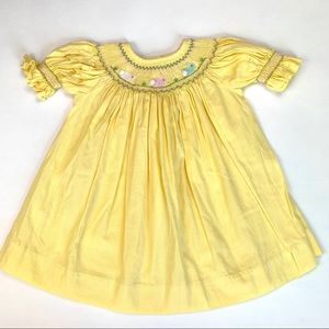Carouselwear Sz 9M Bunny Smocked Dress